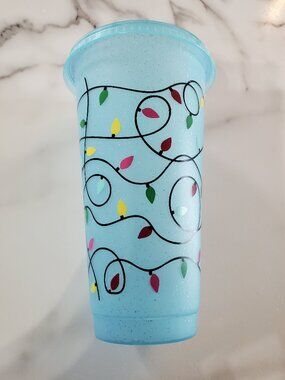 Color Changing Christmas Lights Plastic Cup